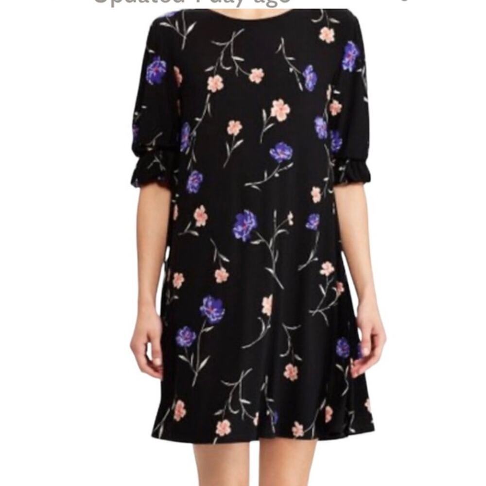 Lauren, Ralph Lauren shift/Dress, size womens 10. Pink & Purple Floral pattern.